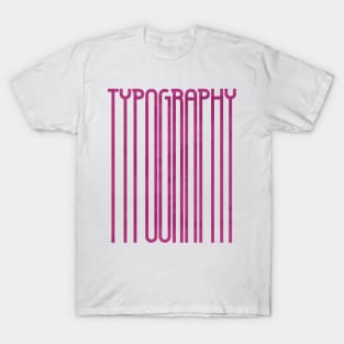 Tall Typography (Pink) T-Shirt